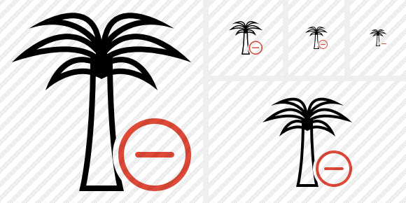 Palmtree Remove Icon