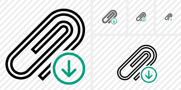 Paperclip Download Icon