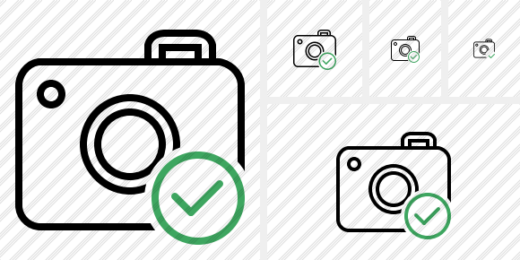 Photocamera Ok Icon