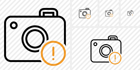 Photocamera Warning Icon