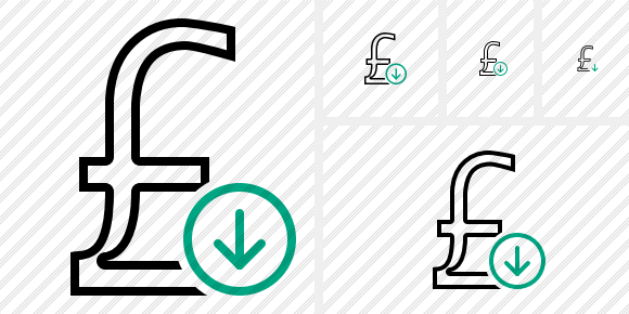 Pound Download Icon