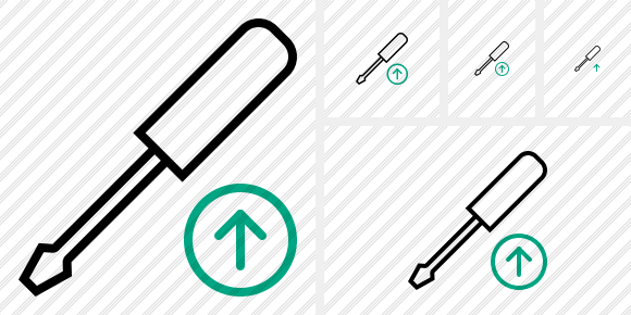 Screwdriver Upload Icon