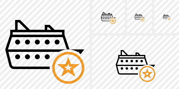 Ship Star Icon