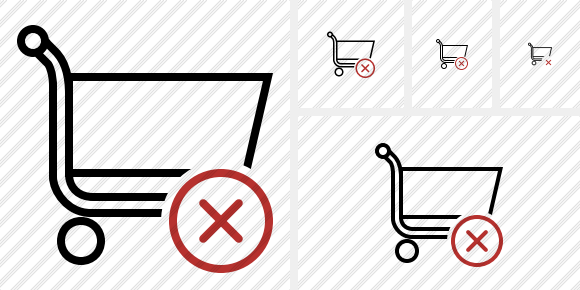 Shopping Cancel Icon