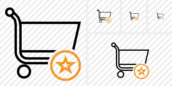 Shopping Star Icon