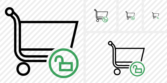 Shopping Unlock Icon