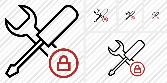 Tools Lock Icon