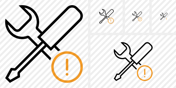 Tools Warning Icon