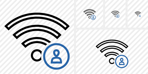 Wi Fi User Icon