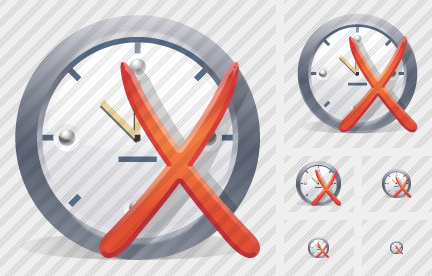 Clock Remove Icon