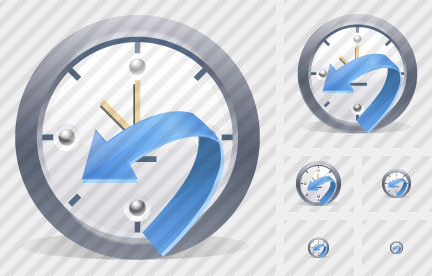 Clock Undo Icon