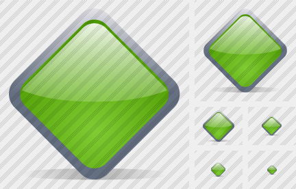 Diamond Green Icon