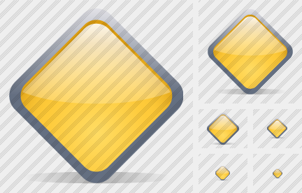 Diamond Yellow Icon
