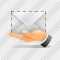 Hand Email Icon