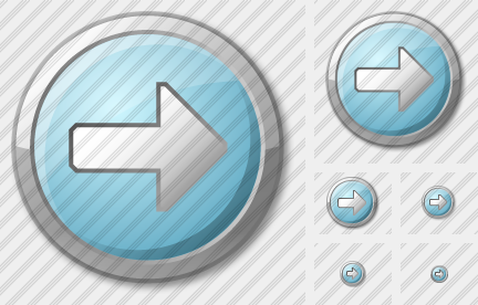 Arrow 2 Right Cyan Icon