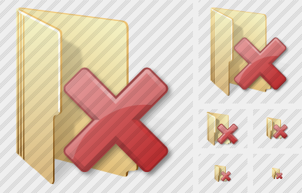 Icone Folder Delete