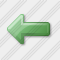 Arrow Left Green Icon