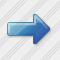 Arrow Right Blue Icon