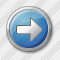 Arrow 2 Right Blue Icon