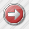 Arrow2 Right Red Icon