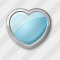 Heart Cyan Icon