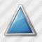 Triangle Blue Icon