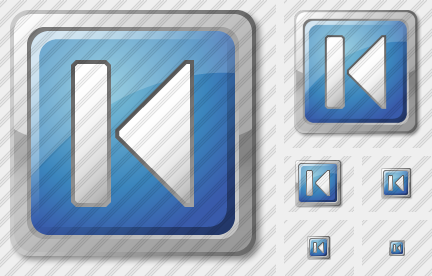 Media Prev Blue Icon