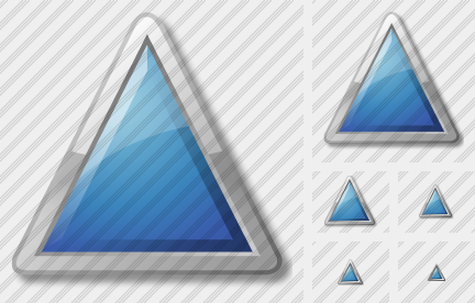 Triangle Blue Icon