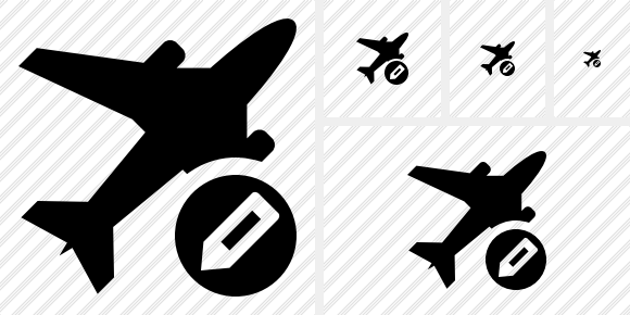 Airplane Edit Icon