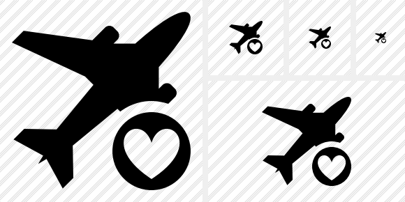 Airplane Favorites Icon