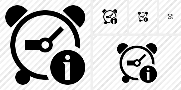 Alarm Clock Information Icon
