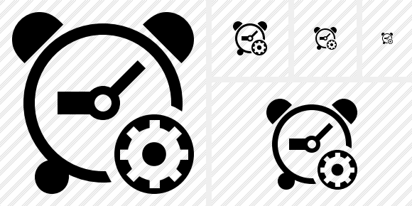 Alarm Clock Settings Icon