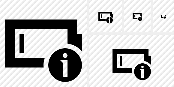 Icone Battery Empty Information