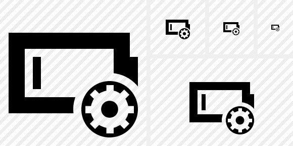 Icone Battery Empty Settings