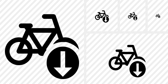 Bicycle Download Icon