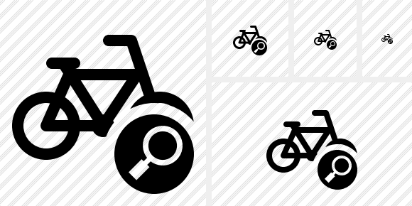 Bicycle Search Icon