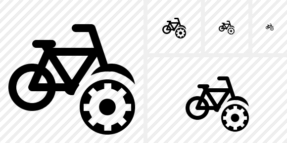 Bicycle Settings Icon