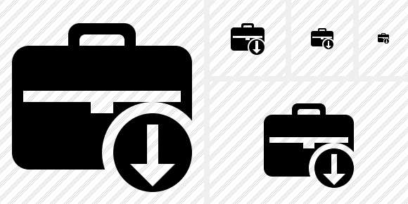 Briefcase Download Icon