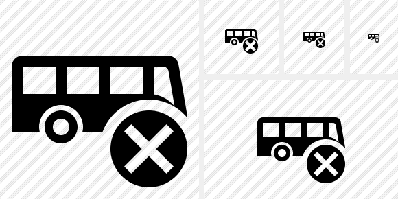 Bus Cancel Icon