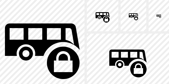 Bus Lock Icon