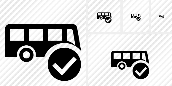 Bus Ok Icon