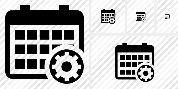 Icone Calendar Settings