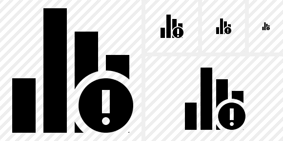 Icone Chart Warning