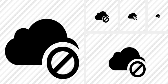 Cloud Block Icon