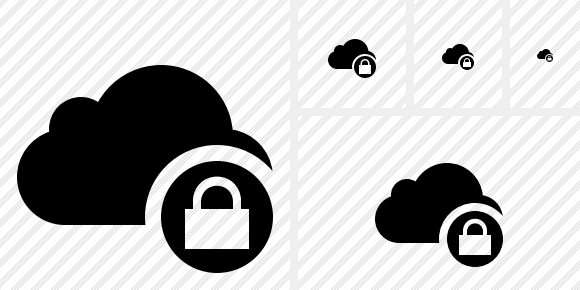 Cloud Lock Icon