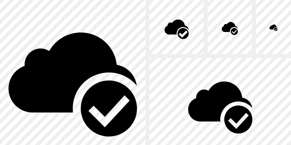 Cloud Ok Icon