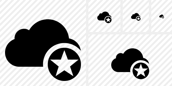 Cloud Star Icon