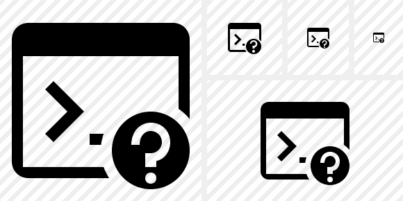 Icone Command Prompt Help