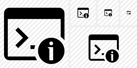 Icone Command Prompt Information