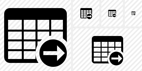 Database Table Next Icon